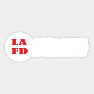 LAFD Strong - Los Angeles Fire Department Strong Sticker